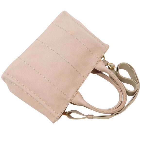 PRADA Canapa Tote 2-Way 1BG439 Handbag in Beige Canvas CORDA, Women's, 352909 - Picture 3 of 10